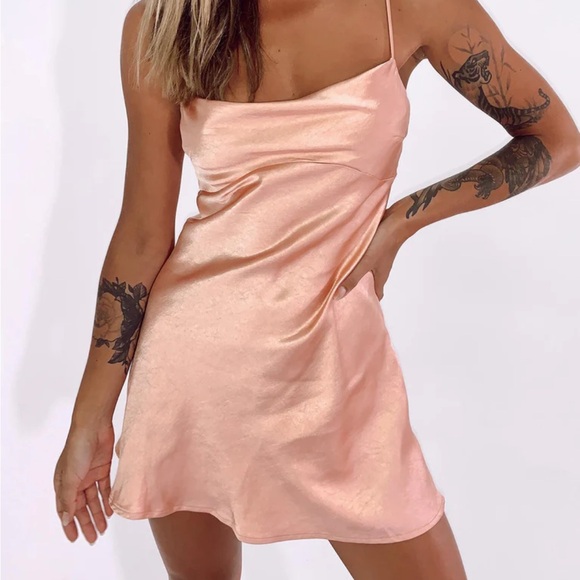 Princess Polly FIERY FEELINGS MINI DRESS PINK - Picture 1 of 4